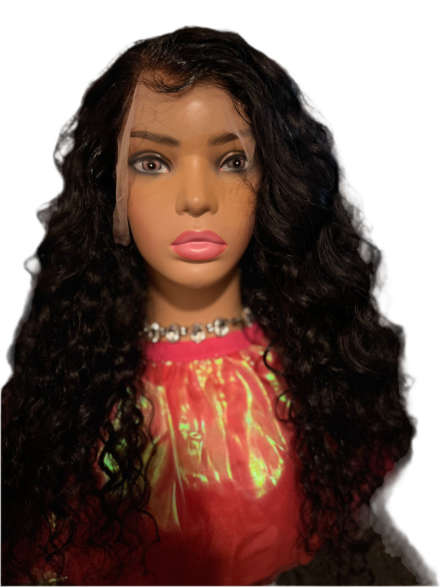 22 inch indian curly lace front can be worn glueless