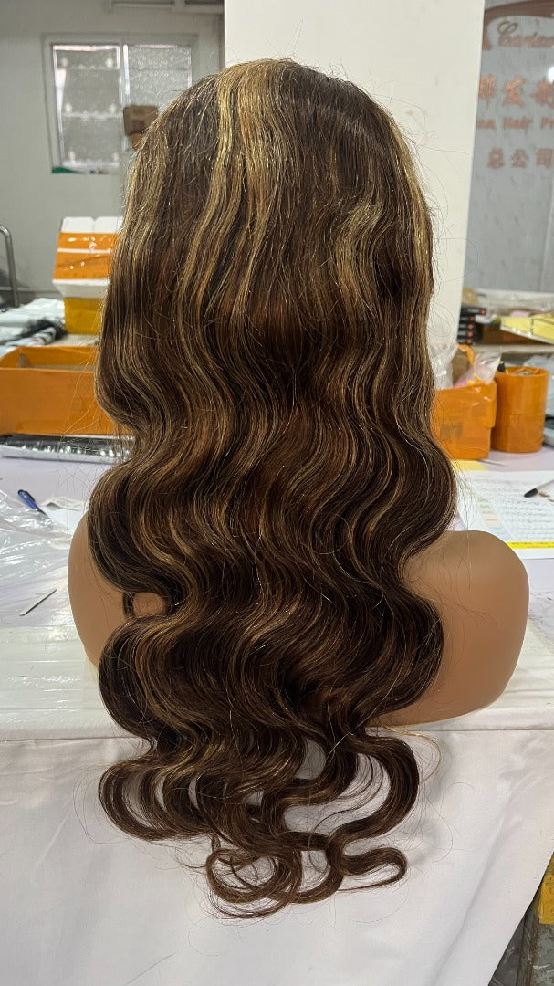 Loose wave blonde highlights indian unit