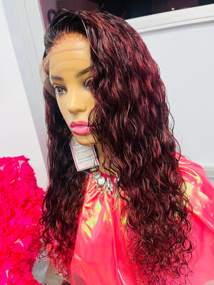Custom color Indian deep wave 22 inches
