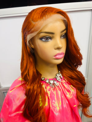 Custom copper 24 inches indian hair